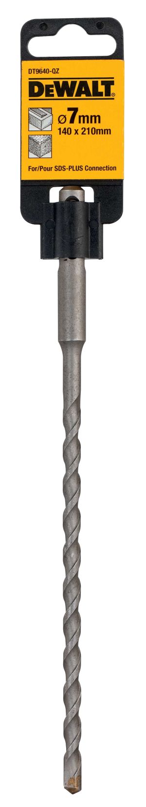 Бур DEWALT INDUSTRIAL, SDS-Plus, 7x210 мм (DT9640-QZ)