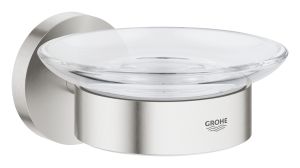 Мыльница GROHE Essentials с держателем, суперсталь (40444DC1)