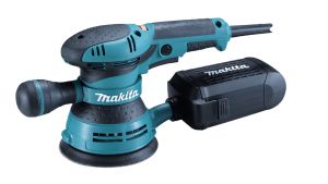Эксцентриковая шлифовальная машина Makita 300 Вт, 125 мм, 4 000 - 12 000 об/мин, BO5041K