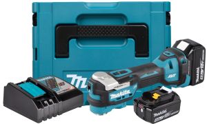 Аккумуляторный реноватор Makita DTM52RTJX1, 18 В, 20000 кол/мин, с 2 АКБ 5 Ач и ЗУ, в кейсе MakPac