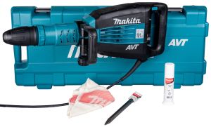 Отбойный молоток Makita HM1214C, 1510 Вт, 19.9 Дж, 1900 уд/мин, в кейсе