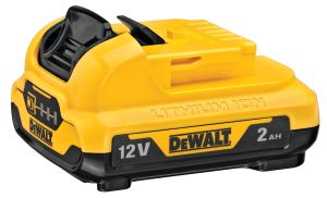 Аккумулятор DEWALT DCB122, Li-Ion, 12 В, 2 Ач (DCB122-XJ)