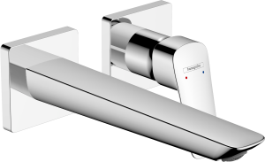 Внешняя часть смесителя для раковины hansgrohe Logis Fine скрытого монтажа, настенный 71256000, хром