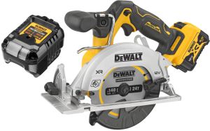 Аккумуляторная дисковая пила DEWALT DCS512L1, 12 В, 140 мм, 3600 об/мин, с АКБ 5 Ач и ЗУ (DCS512L1N-XJ)