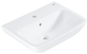 Раковина подвесная GROHE Bau Edge 55 см, альпин-белый (39807000)