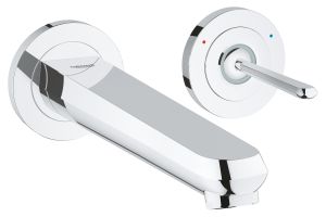 Внешняя часть смесителя для раковины GROHE Eurodisc Joy на 2 отверстия, L-Size, хром (19969000)