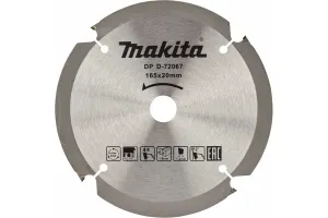 Диск пильный Makita D-72067, по фиброцементу, 165х20х1.4 мм