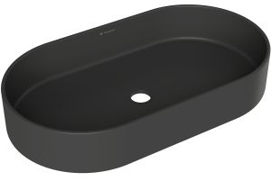 Раковина накладная Aqueduto ESPIRAL, овальная 390*600, черный матовый (ESP0240)