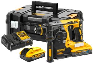 Аккумуляторный перфоратор DEWALT DCH273H2T, 18 В, 2.1 Дж, 4600 уд/мин, с 2 АКБ 5 Ач и ЗУ, в кейсе TSTAK (DCH273H2T-QW)
