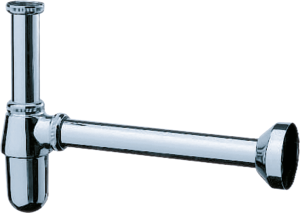 Сифон для раковины hansgrohe бутылочный 52010000, хром