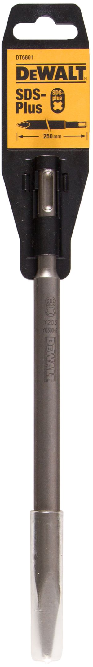 Зубило пикообразное DEWALT DT6801, SDS-Plus, 250 мм