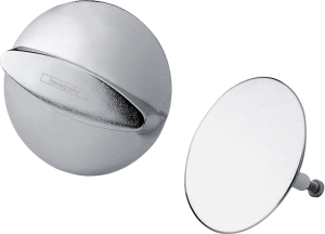 Внешняя часть системы слива-перелива для ванны hansgrohe Flexaplus 58185000, хром