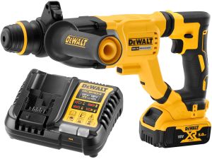 Аккумуляторный перфоратор DEWALT DCH263P1, 18 В, 3 Дж, 4300 уд/мин, с АКБ 5 Ач и ЗУ (DCH263P1N-XJ)