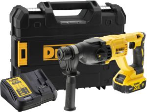Аккумуляторный перфоратор DEWALT DCH133P1, 18 В, 2.6 Дж, 5500 уд/мин, с АКБ 5 Ач и ЗУ, в кейсе TSTAK (DCH133P1-QW)