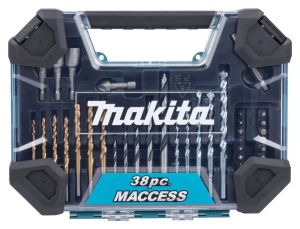 Комплект из 10 наборов оснастки Makita "Maccess" E-22573, 10х38 шт., в кейсе, (E-22573-10)
