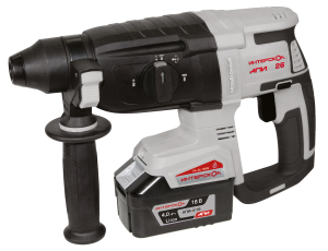 Аккумуляторный перфоратор ИНТЕРСКОЛ ПА-26/18ВM, 18 В, 2.8 Дж, 5300 уд/мин, с АКБ 4 Ач и ЗУ (731.4.1.70)