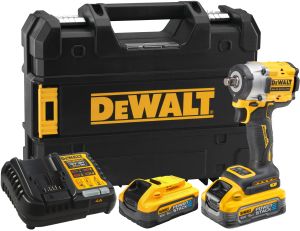 Аккумуляторный гайковерт DEWALT DCF921H2T, 18 В, 610 Нм, 3550 уд/мин, с 2 АКБ 5 Ач и ЗУ, в кейсе TSTAK (DCF921H2T-QW)