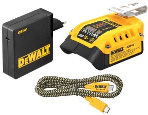 USB-адаптер для аккумуляторов DEWALT DCB094K, 18/54 В, 2.4 и 5 А (DCB094K-QW)