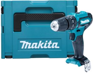Аккумуляторная ударная дрель-шуруповерт Makita HP333DZJ, 12 В, 1700 об/мин, 25500 уд/мин, без АКБ и ЗУ, в кейсе MakPac