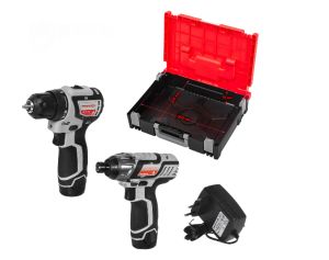 Набор электроинструмента ИНТЕРСКОЛ "Мастер-2": ДА-10/12В 36 МиниМАКС + ШАУ-100/12Э (687.6.2.70)