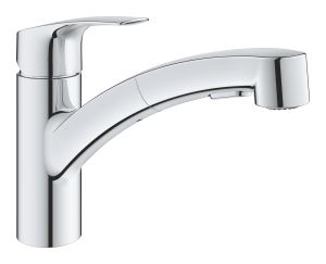Смеситель для кухонной мойки GROHE Eurosmart с вытяжным душем, хром (30305001)