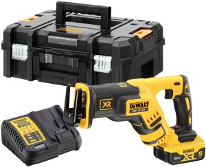 Аккумуляторная сабельная пила DEWALT DCS367P1, 18 В, 2900 ход/мин, 28.6 мм, с АКБ 5 Ач и ЗУ, в кейсе TSTAK (DCS367P1-QW)