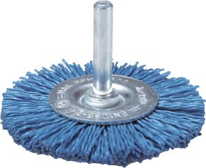 Щетка нейлоновая дисковая Makita (d38 мм, синяя, G240, 6 мм), D-45618