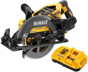 Аккумуляторная дисковая пила DEWALT DCS577X1, 54 В, 190 мм, 5800 об/мин, с АКБ 3 Ач и ЗУ (DCS577X1N-XJ)