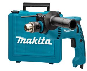 Дрель Makita HP1640K, 680 Вт, 2800 об/мин, 44800 уд/мин