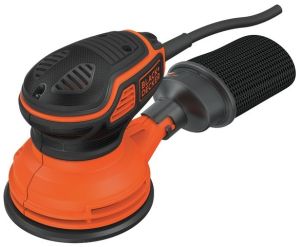 Эксцентриковая шлифовальная машина BLACK+DECKER KA199, 240 Вт, 125 мм