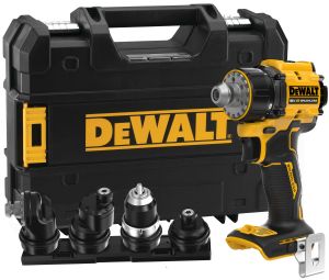 Аккумуляторная дрель-шуруповерт DEWALT DCD803NT, 18 В, 1650 об/мин, с комплектом насадок, в кейсе TSTAK (DCD803NT-XJ)