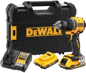 Аккумуляторная дрель-шуруповерт DEWALT DCD794D2T, 18 В, 1650 об/мин, с 2 АКБ 2 Ач и ЗУ, в кейсе TSTAK (DCD794D2T-QW)
