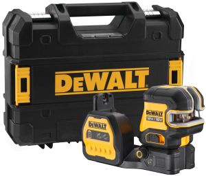 Аккумуляторный лазерный построитель плоскостей DEWALT DCE825NG18, 12/18 В, зеленый луч, 30 м, без АКБ и ЗУ, в кейсе TSTAK