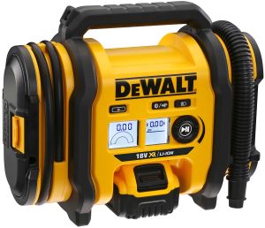 Аккумуляторный компрессор DEWALT DCC018P1, 18 В, 11 бар, 14.7 л/мин, с АКБ 5 Ач и ЗУ