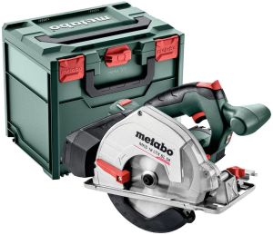Аккумуляторная дисковая пила Metabo MKS 18 LTX BL 58, 18 В, 165 мм, 3600 об/мин, без АКБ и ЗУ, в кейсе metaBOX (600773840)