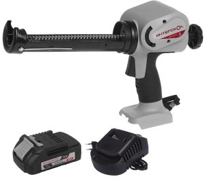 Аккумуляторный пистолет для герметика ИНТЕРСКОЛ ШПА-310/18, 18 В, с АКБ 2 Ач и ЗУ