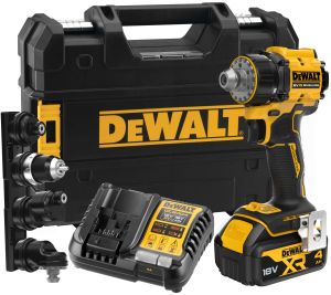 Аккумуляторная дрель-шуруповерт DEWALT DCD803M1T, 18 В, 1650 об/мин, с комплектом насадок, АКБ 4 Ач и ЗУ, в кейсе TSTAK