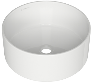 Раковина накладная Aqueduto ESPIRAL, D400, белый глянцевый (ESP0110)