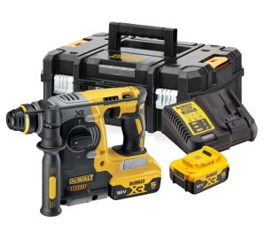 Аккумуляторный перфоратор DEWALT DCH273P2T, 18 В, 2.1 Дж, 4600 уд/мин, с 2 АКБ 5 Ач и ЗУ, в кейсе TSTAK (DCH273P2T-QW)