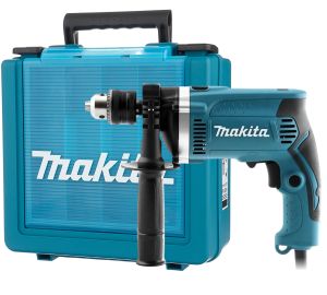 Ударная дрель Makita HP1630K, 710 Вт, 3200 об/мин, 48000 уд/мин