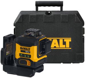 Аккумуляторный лазерный нивелир DEWALT DCLE34031N, 18 В, зеленый луч, 40 м, без АКБ и ЗУ, в кейсе (DCLE34031N-XJ)
