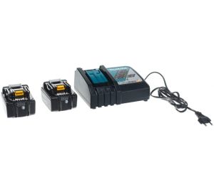 Набор Makita PSK MKP1RM182: 2 АКБ BL1840B, Li-Ion, 18 В, 4 Ач и быстрое ЗУ DC18RC, 7.2-18 В, 9 А, в кейсе MakPac, 198310-8