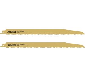 Полотно для сабельной пилы Makita по дереву с гвоздями, Bi-Metal, 300x1,25x10TPI, 2 шт, D-72768
