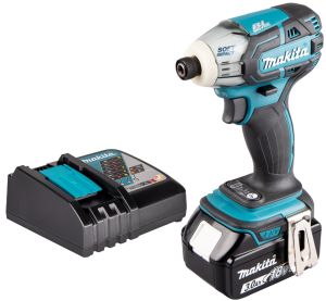 Аккумуляторный масляный шуруповерт Makita DTS141, 18 В, 40 Нм, 2700 уд/мин, с АКБ 3 Ач и ЗУ (DTS141P1Z)