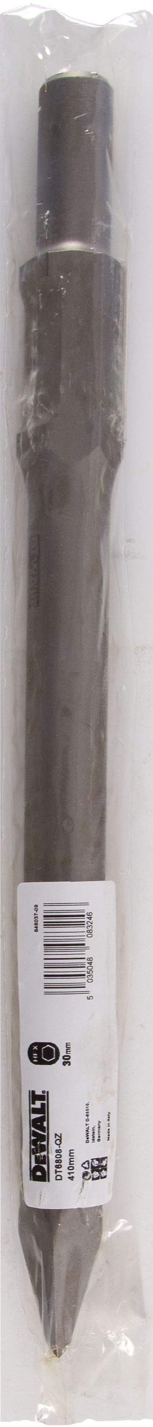 Зубило пикообразное DEWALT DT6808, 30 мм, HEX, 410 мм