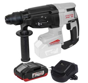 Аккумуляторный перфоратор ИНТЕРСКОЛ ПА-24/18ВM, 18 В, 2.6 Дж, 5300 уд/мин, с АКБ 4 Ач и ЗУ, в кейсе (730.0.0.70-B4C)