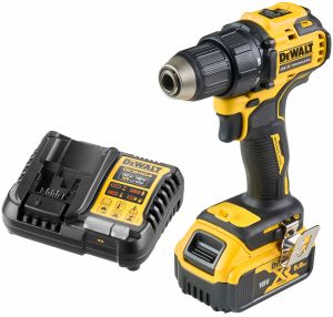 Аккумуляторная дрель-шуруповерт DEWALT DCD708P1, 18 В, 1650 об/мин, с АКБ 5 Ач и ЗУ (DCD708P1N-XJ)