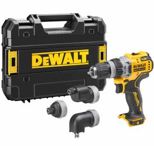Дрель-шуруповерт DEWALT DCD703NT, 12 В, 58 Нм, 1500 об/мин, с набором насадок, без АКБ и ЗУ, в кейсе TSTAK (DCD703NT-XJ)