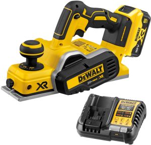Аккумуляторный рубанок DEWALT DCP580BP1, 20 В, 15000 об/мин, 82 мм, с АКБ 5 Ач и ЗУ (DCP580BP1-XJ)