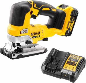 Аккумуляторный лобзик DEWALT DCS334BP1, 20 В, 3200 ход/мин, 26 мм, с АКБ 5 Ач и ЗУ (DCS334BP1-XJ)